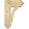 Ekena Millwork Imperial Arts and Crafts Rough Sawn Bracket w/ Offset Brace, Douglas Fir, 8"W x 18"D x 26"H BKT0806X18X26IMP03RDF - alternate 3